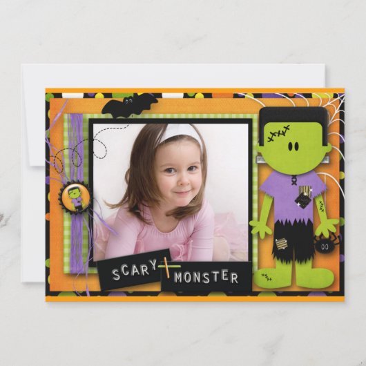 Halloween Birthday Kaart (Voorkant)