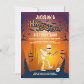 Halloween Birthday Mummy Zombie uitnodigingen (Voorkant)