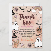 Halloween Birthday Party Bedankkaart (Voorkant)