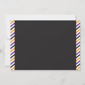 Halloween Birthday Party Invitation Kaart (Achterkant)