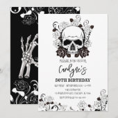 Halloween Birthday Party Invitation Kaart (Voorkant / Achterkant)