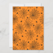 Halloween Birthday Party Invitations Kaart (Achterkant)