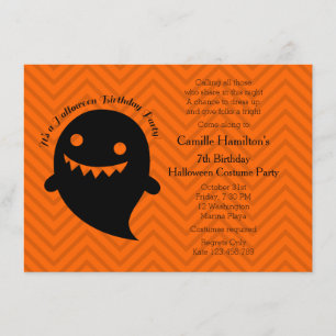 Halloween Birthday Party Kaart