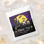 Halloween Birthday Party Vampires Paars Bedankzakje (Geknipt)