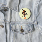 Halloween Birthday Pin Ronde Button 5,7 Cm (In situ)