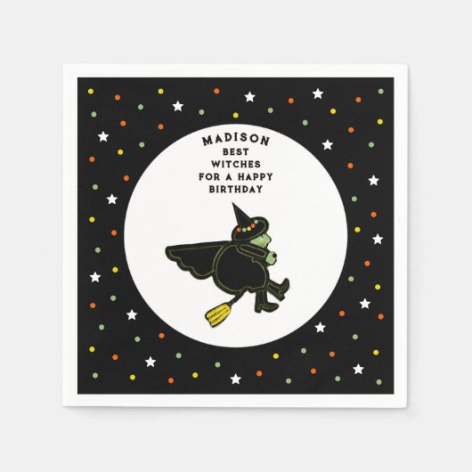 Halloween Birthday Servet (Voorkant)