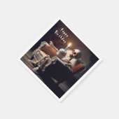 Halloween Birthday Skeleton Servet (Hoek)