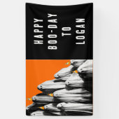 Halloween Birthday Spandoek (Verticaal)