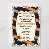 Halloween Birthday Uitnodiging (Voorkant)