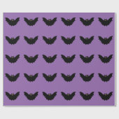 Halloween Black Bat Cadeaupapier (Vlak)