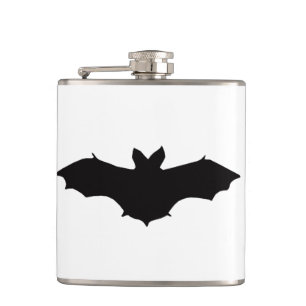 Halloween Black Bat Flask Heupfles