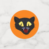 Halloween Black Cat Confetti (Kleine voorkant)