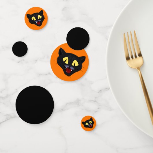 Halloween Black Cat Confetti (Groep)