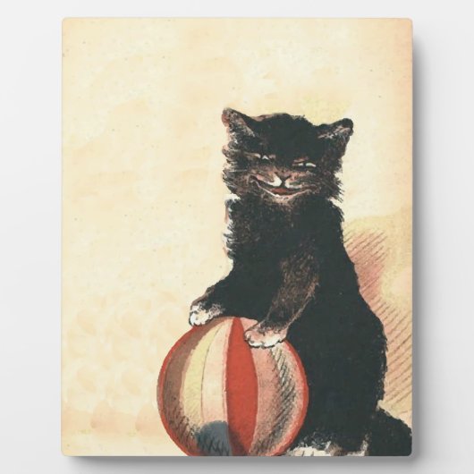  HALLOWEEN Black Cat Fotoplaat (Voorkant)