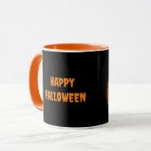 Halloween Black Cat Mok (Voorkant links)