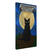 Halloween Black Cat Moonlit Silhouette  Mini Klembord (Schuin)