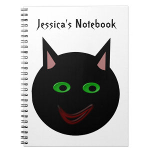 Halloween Black Cat Notitieboek