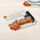 Halloween Black Cat Onderzetter papier (Gekanteld)