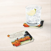 Halloween Black Cat Onderzetter papier (Insitu)