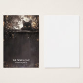 Halloween Black Cat Oorbel Display Kaart (Voorkant /achterkant)