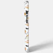 Halloween Black Cat Pattern - Witchy Cat Case-Mate iPhone Case (Achterkant / Links)