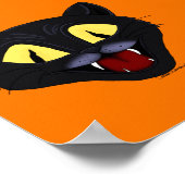 Halloween Black Cat Poster (Hoek)