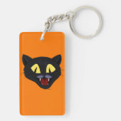 Halloween Black Cat Sleutelhanger (achterkant)