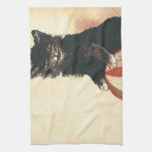  HALLOWEEN Black Cat Theedoek (Verticaal)