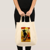 Halloween Black Cat Tote Bag (Voorkant (product))