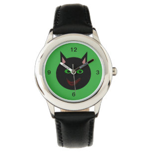 Halloween Black Cat Watch Horloge