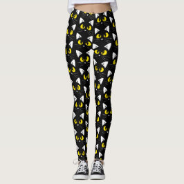 Halloween Black Cats Patroon Leggings