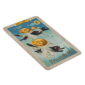 Halloween Black Cats & Pumpkin Ghosts Magneet (Rechterzijde)