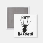 Halloween Black Déplaisant Spider Magnet (Recto/Verso)