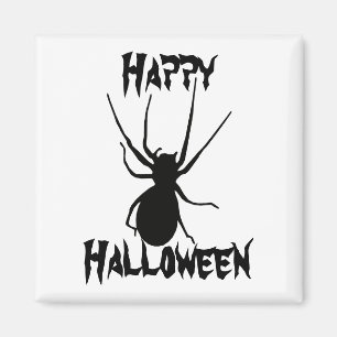 Halloween Black Déplaisant Spider Magnet