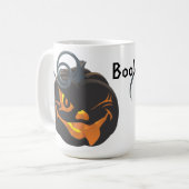 Halloween Black Jack O'Lantern Koffiemok (Voorkant links)