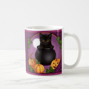 Halloween Black Kat Koffiemok