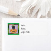 Halloween Black Lab Etiket (Insitu)