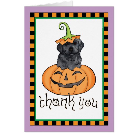 Halloween Black Lab Merci (Devant)
