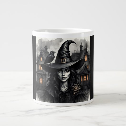 Halloween, Black Magic Beauty Specialty Mug Extra Grote Beker (Voorkant)