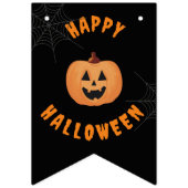 Halloween Black & Orange Party Buncher drapeaux (Premier drapeau)