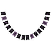 Halloween Black & Paarse Garland – Spooky Pumpkin Vlaggetjes (Alle)