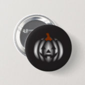 Halloween black pumpkin  ronde button 5,7 cm (Voorkant /achterkant)