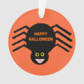 Halloween Black Spider Acrylversiering Ornament (voorkant)