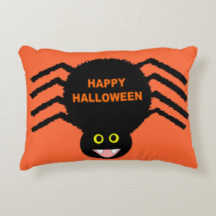 Halloween Black Spider Pillow Accent Kussen