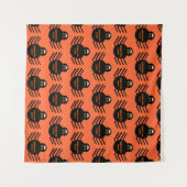 Halloween Black Spider Tapestry Wandkleed (Voorkant)