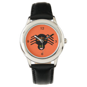 Halloween Black Spider Watch Horloge