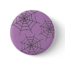 Halloween Black Spiderweb - Armoire ronde Badge