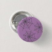 Halloween Black Spiderweb - Round Pin-up Badge Ronde Button 3,2 Cm (Voorkant /achterkant)