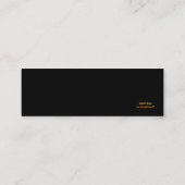 halloween bladwijzer mini visitekaartje (Achterkant)