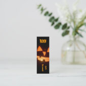 halloween bladwijzer mini visitekaartje (Staand voorkant)